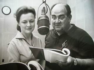 Mann recording with Pegi Loder.