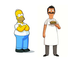 simpsons bob's burgers